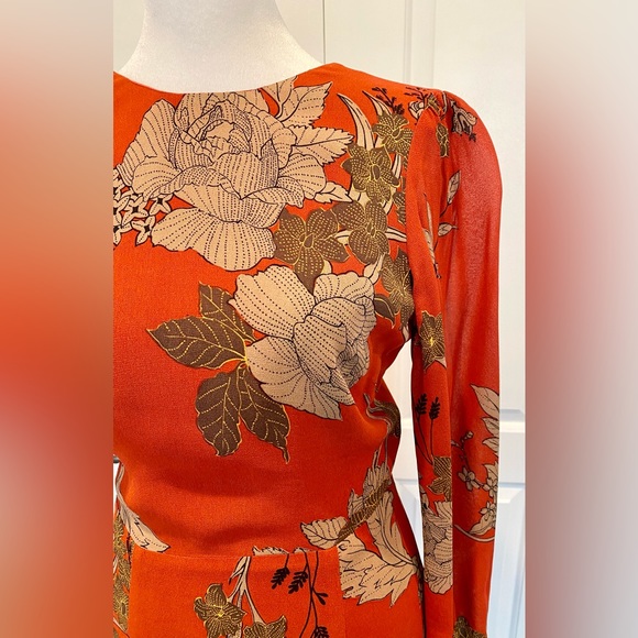 Reformation Blaire Dress Mandarin - Picture 5 of 6